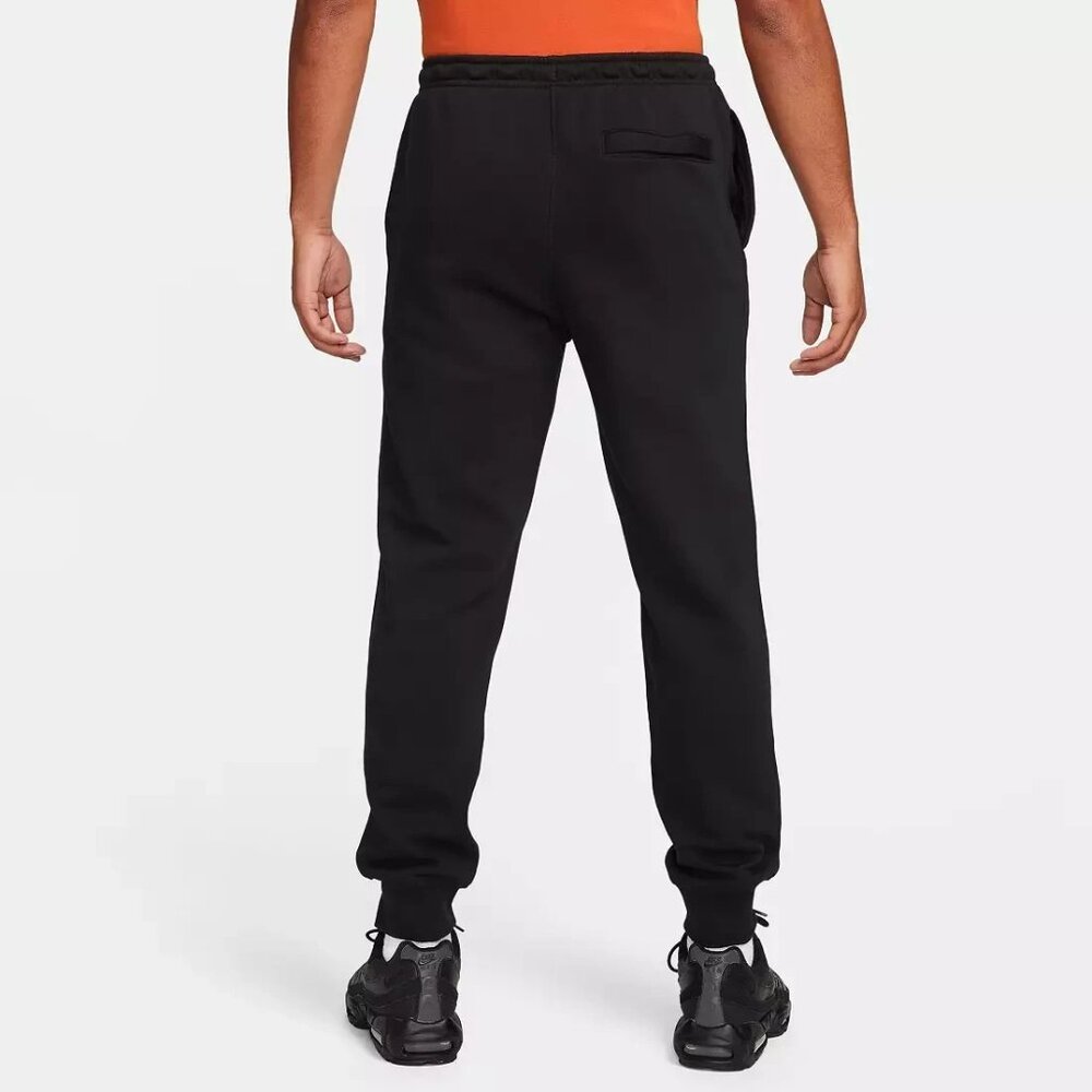 Nike Club Fleece Brushed-Back Chenille Futura Pants FN3094-010 Men’s Medium - Picture 2 of 9